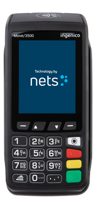 Nets MOVE 3500 portabel kortterminal