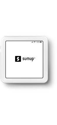 SumUp Solo kortterminal med pekskärm