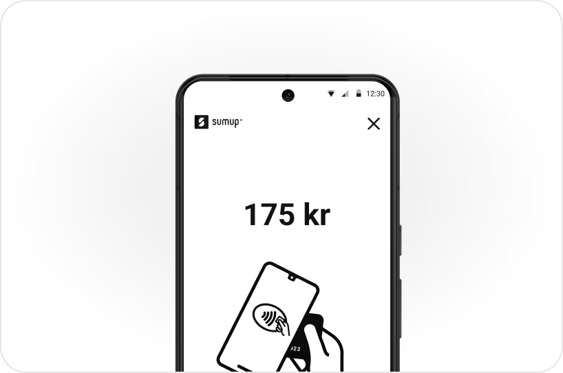 Tap to Pay på Android – SumUp betalskärm