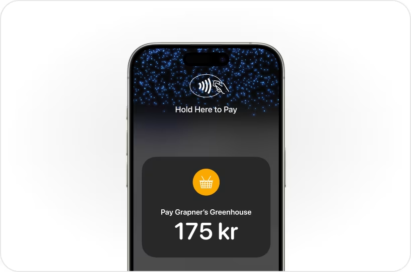 Tap to Pay på iPhone – SumUp betalskärm